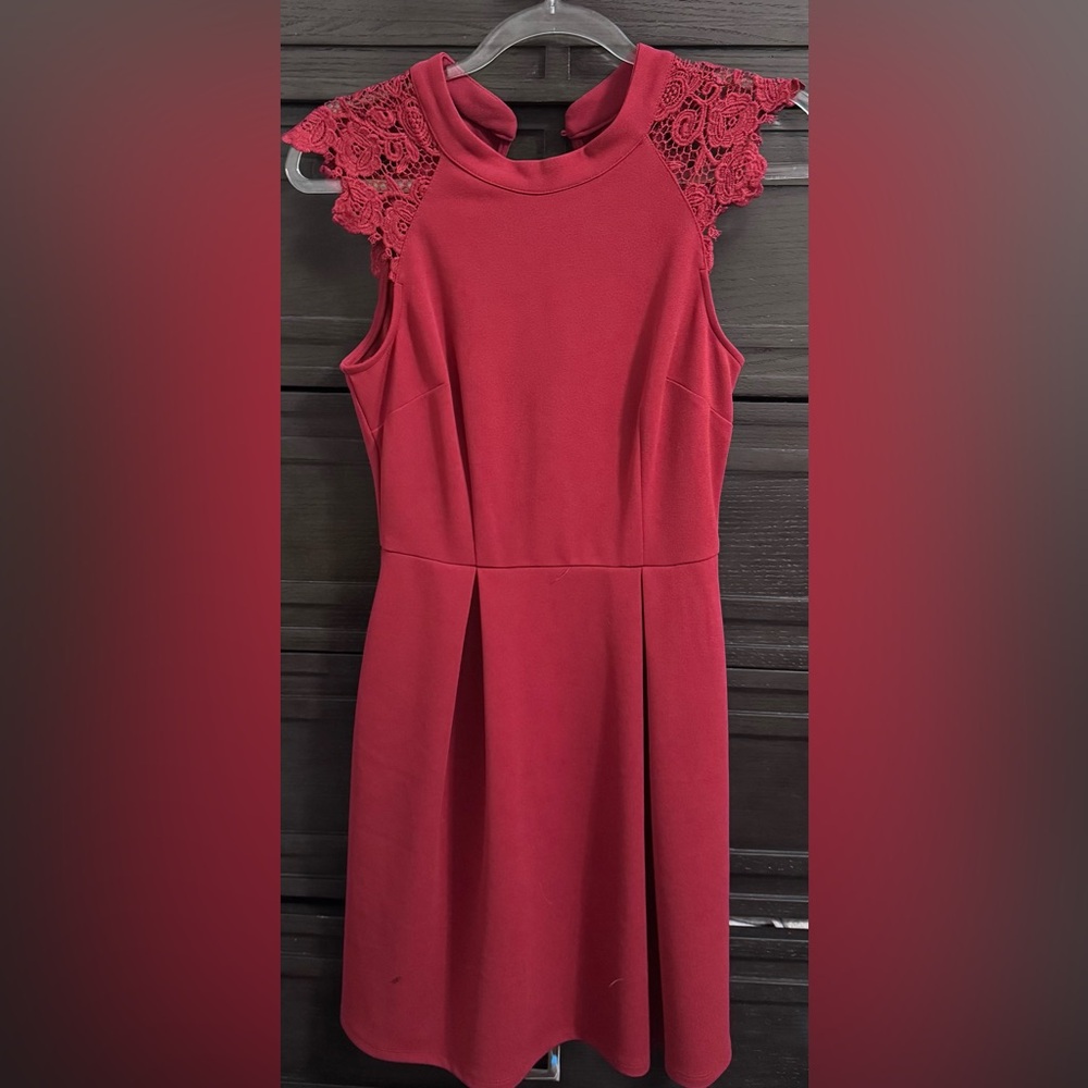 Burgundy Dress